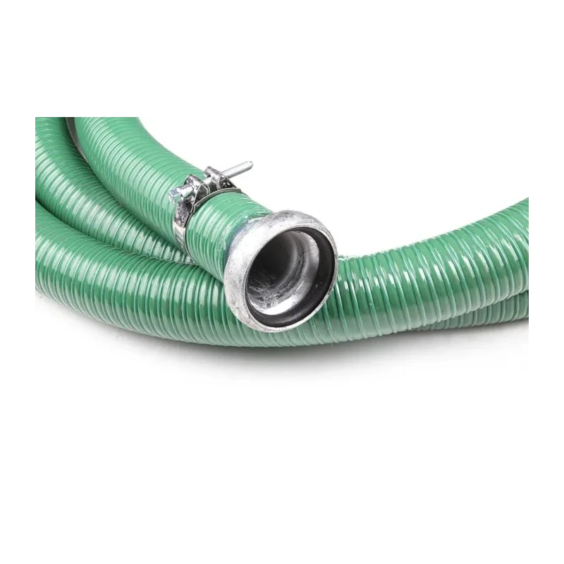 RS PRO Vacuum Hose with Couplings 2 in, 6 m Long PVC Reinforced White Camlock 186-0525