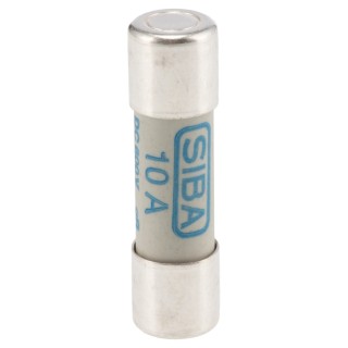 SIBA 10A Ceramic Cartridge Fuse 10 x 38 mm, 600V dc, gR gPV Characteristics 5022526.10