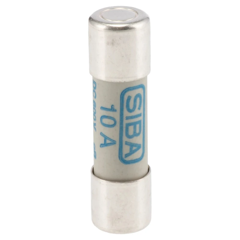SIBA 10A Ceramic Cartridge Fuse 10 x 38 mm, 600V dc, gR gPV Characteristics 5022526.10