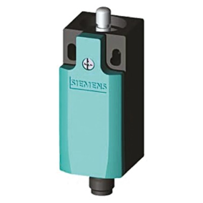 Siemens 3SE5 Series Round Plunger Limit Switch 1 NO/2 NC, IP65, Plastic Housing, 4A 