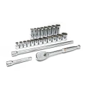 GearWrench 23-Piece 1/2 in 6 Point Socket Set Chrome Alloy Steel 80707