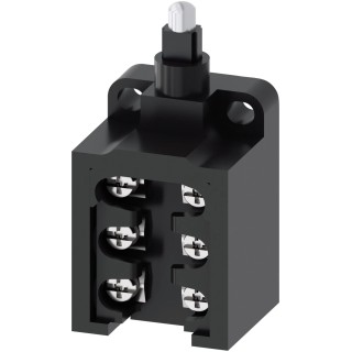 Siemens 3SE5 Series Plunger Limit Switch, 1 NO/2 NC Contact, IP20 IP10, Plastic Housing, 400V AC 3SE5250-0PC05
