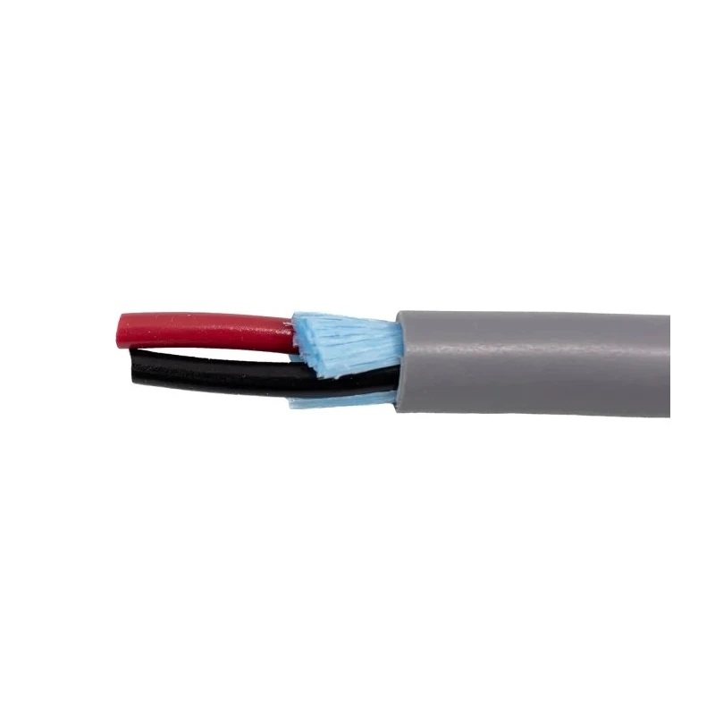 Alpha Wire Alpha Essentials Communication & Control Screened 4 Cores 22 AWG Control Cable, Grey Polypropylene 2464C SL001