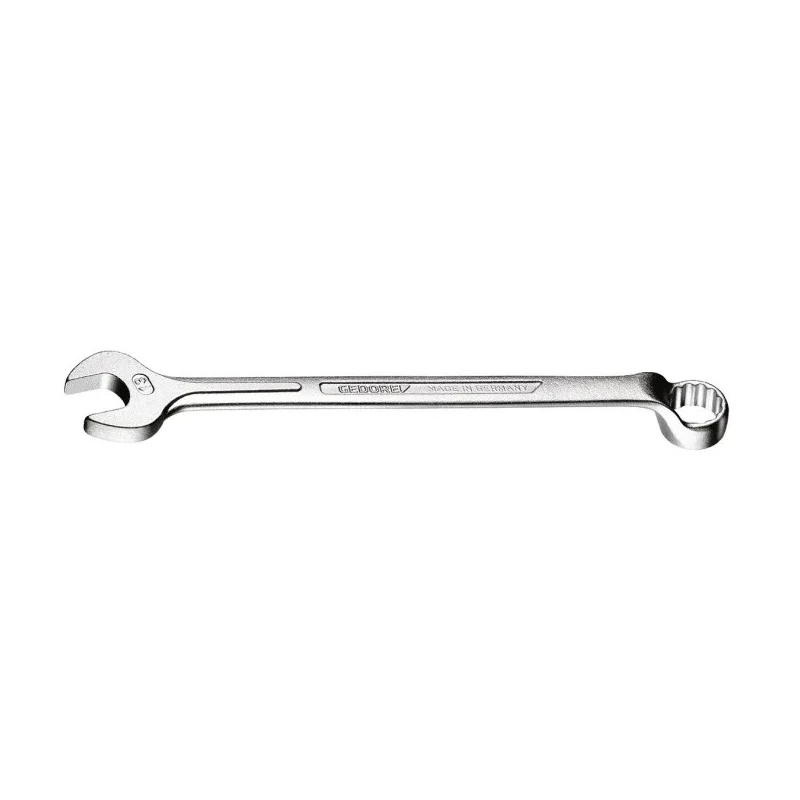 Gedore Combination Spanner 22 mm Chrome Vanadium Steel, 292 mm Overall Length, 10° Offset Angle 1 B 22