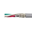 Alpha Wire Alpha Essentials Communication & Control Control Cable 4 Cores 28 AWG Screened Grey Polyvinyl 305m 3464C SL001