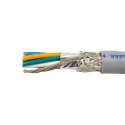 Alpha Wire Alpha Essentials Communication & Control Control Cable 10 Cores 28 AWG Screened Polyvinyl Grey 305m 3470C SL001