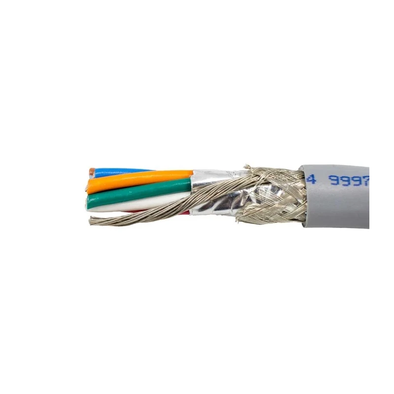 Alpha Wire Alpha Essentials Communication & Control Control Cable 10 Cores 28 AWG Screened Polyvinyl Grey 305m 3470C SL001