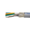 Alpha Wire Alpha Essentials Communication & Control Control Cable 10 Cores 28 AWG Screened Polyvinyl Grey 305m 3470C SL001