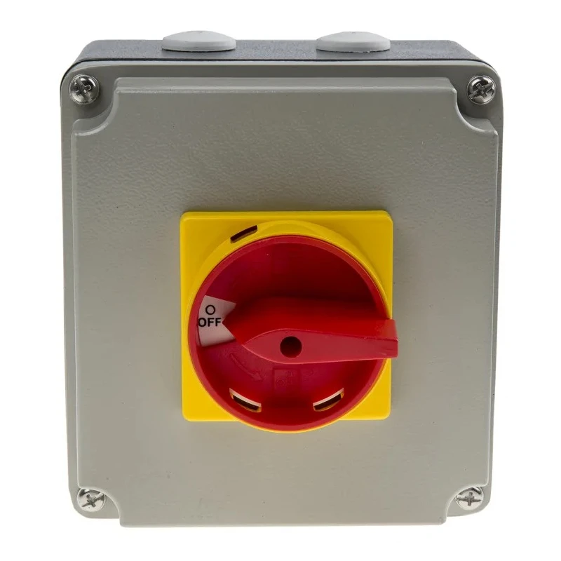 RS PRO 4-Pole Panel Mount Isolator Switch IP65 32A 15 kW IP65