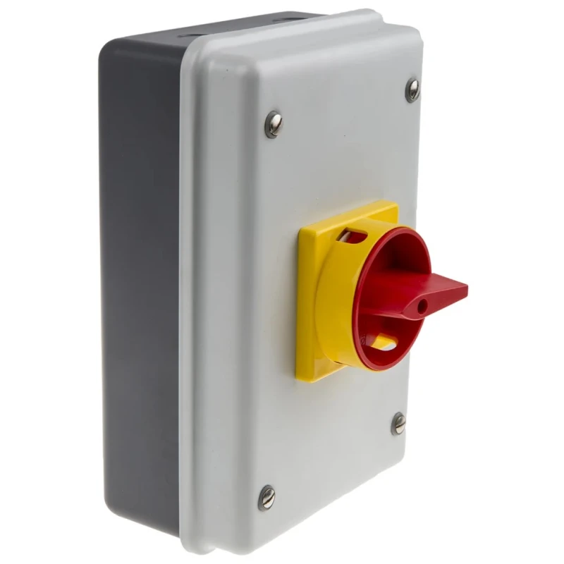 RS PRO 3-Pole Panel Mount Isolator Switch IP54 63A 18.5 kW IP54