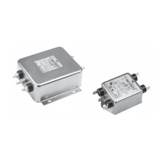 TE Connectivity Corcom S Flange RFI Power Line Filter 60A 250V AC 50Hz 60Hz Threaded Bolt 1 Phase 60VS6