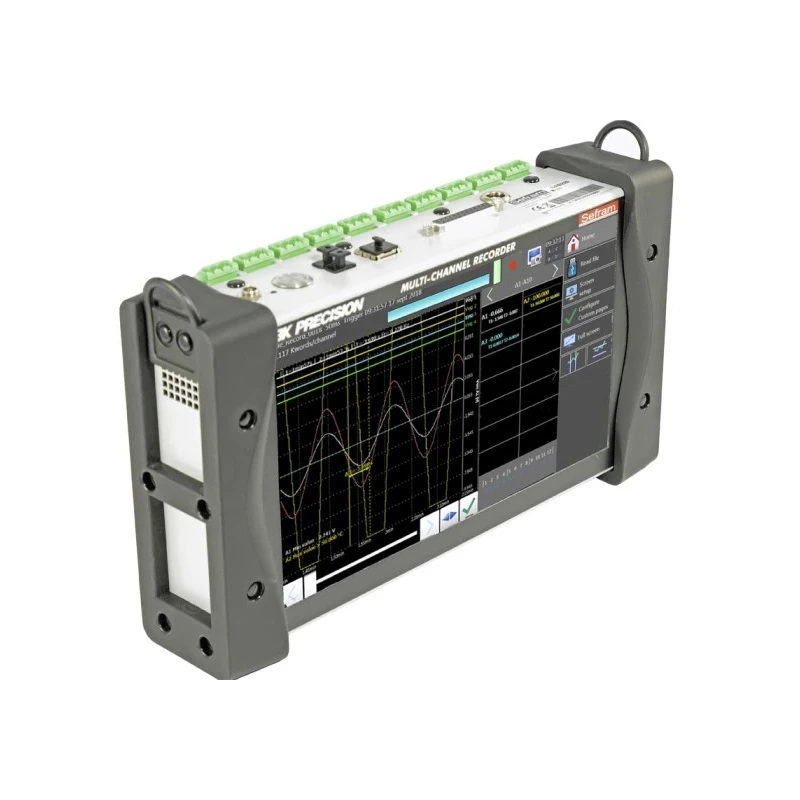 Sefram Multi Purpose Data Logger with Ethernet, USB, WiFi, 10 Channel, 16 Bit Resolution LCD Display DAS220