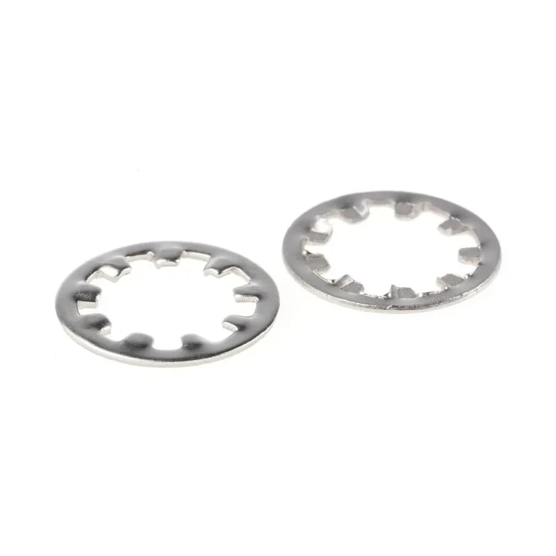 RS PRO Stainless Steel Plain Internal Tooth Shakeproof Washer, M10, DIN 6797J 187-0636