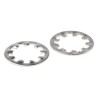 RS PRO Stainless Steel Plain Internal Tooth Shakeproof Washer, M10, DIN 6797J 187-0636