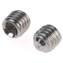 RS PRO Stainless Steel M6 x 6 mm Plain Cup Grub Screw 187-0771