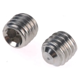 RS PRO Stainless Steel M6 x 6 mm Plain Cup Grub Screw 187-0771