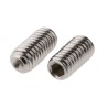 RS PRO Stainless Steel M6 x 12 mm Plain Cup Point Hexagon Grub Screw DIN 916 187-0800