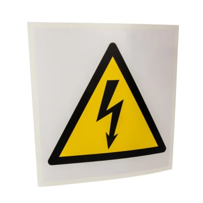 RS PRO Electrical Hazard Warning Self-Adhesive Vinyl Label 150mm x 150mm 776-0945