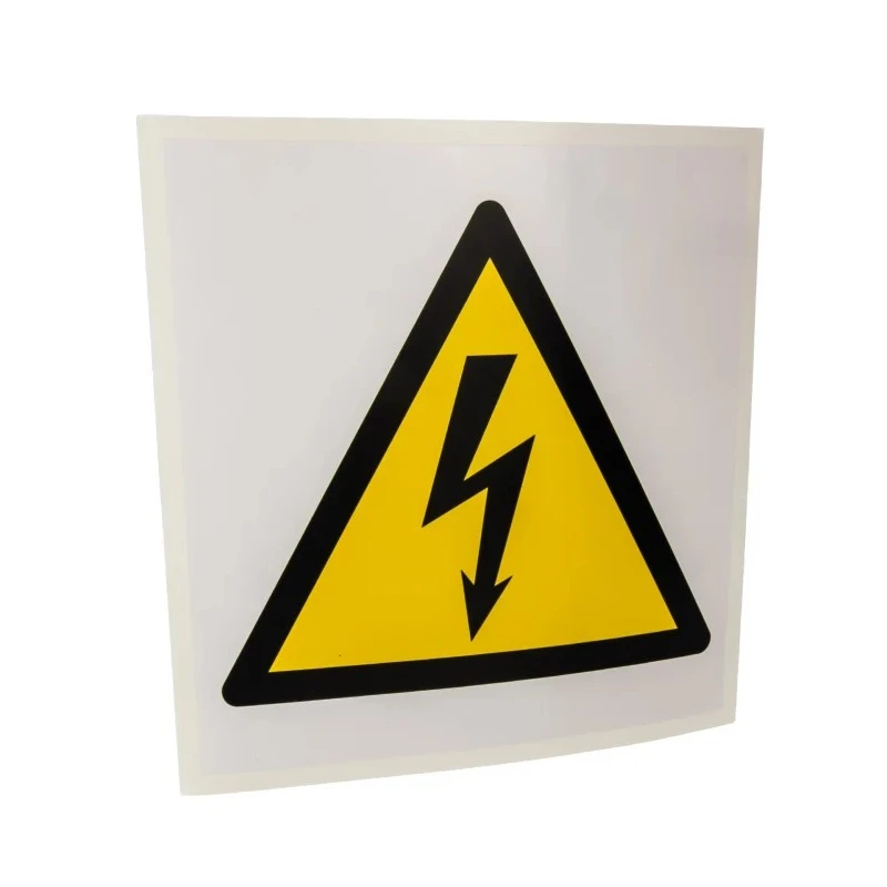 RS PRO Electrical Hazard Warning Self-Adhesive Vinyl Label 150mm x 150mm 776-0945