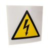 RS PRO Electrical Hazard Warning Self-Adhesive Vinyl Label 150mm x 150mm 776-0945