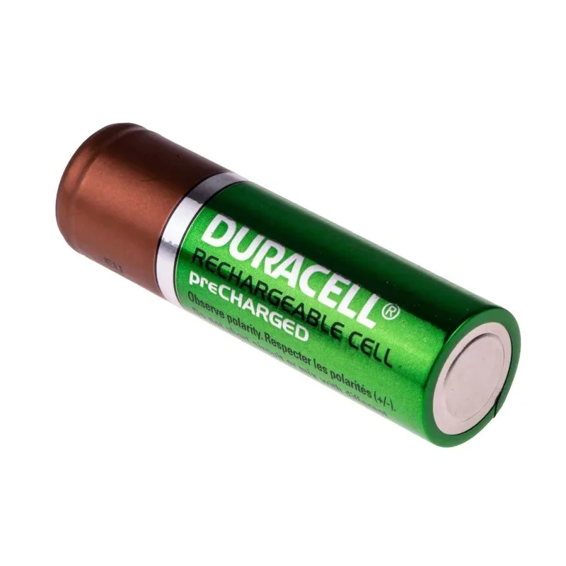 Duracell Rechargeable AA Battery 1.3 Ah Capacity Nickel Metal Hydride Chemistry 1.2 V Nominal Voltage DC1500