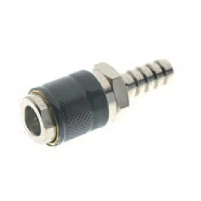 RS PRO Brass Quick Air Coupling Male ISO 228 Class A 4mm Hose Barb Nickel Plated 12 bar 80°C 187-8797