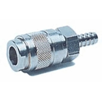RS PRO Brass Quick Air Coupling Male ISO 228 Class A 10mm Nickel Plated 25 bar 80°C 187-8787