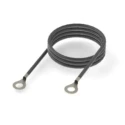 Arcol Ohmite HSC500 Series Black Hook Up Wire 12 AWG 19 x 0.45 mm Core Strands 500 mm Thermoplastic HSC500