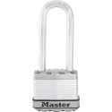 Master Lock Stainless Steel Weatherproof Keyed Alike Padlock 8 mm Shackle Diameter, 64 mm Length, 48 mm Body Width M1KALJ