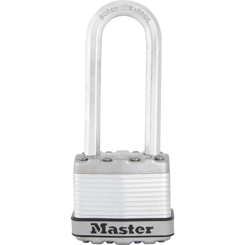 Master Lock Stainless Steel Weatherproof Keyed Alike Padlock 8 mm Shackle Diameter, 64 mm Length, 48 mm Body Width M1KALJ