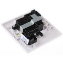 RS PRO 13A 2 Gang Switched Fused Spur Wall Mount Urea Formaldehyde IP20 BS 1363 IP20