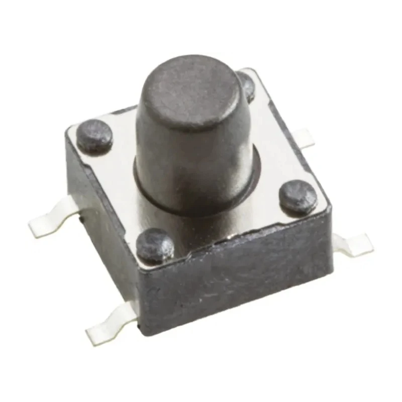 Wurth Elektronik Black Tactile Switch SPST 50mA 12V dc Surface Mount, 3.6mm Actuator Length 430182070816