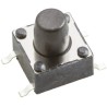 Wurth Elektronik Black Tactile Switch SPST 50mA 12V dc Surface Mount, 3.6mm Actuator Length 430182070816