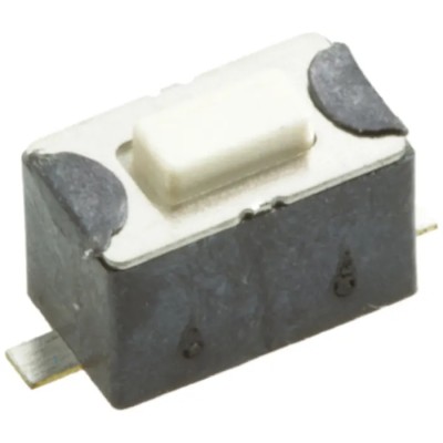 Wurth Elektronik White Tactile Switch, SPST Momentary, 1.5 mm Actuator, 50mA 12 V dc, Surface Mount 434111043826