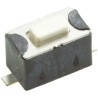 Wurth Elektronik White Tactile Switch, SPST Momentary, 1.5 mm Actuator, 50mA 12 V dc, Surface Mount 434111043826