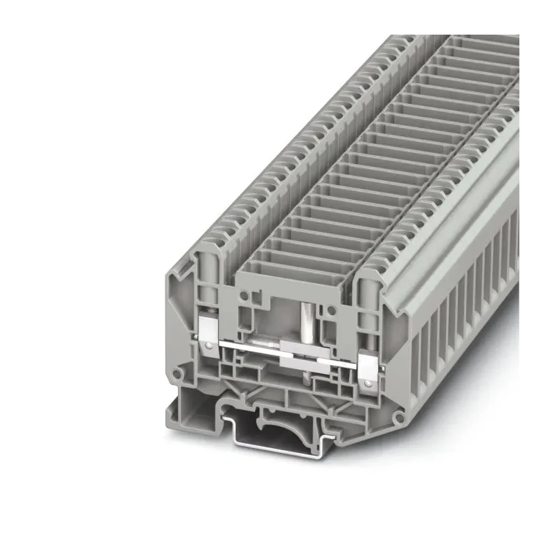Phoenix Contact UT 6-T-HV P/P Series Test Disconnect Terminal Block Grey, 0.2mm² to 8 mm², 1-Level, Screw Termination 3070121
