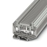 Phoenix Contact UT 6-T-HV P/P Series Test Disconnect Terminal Block Grey, 0.2mm² to 8 mm², 1-Level, Screw Termination 3070121