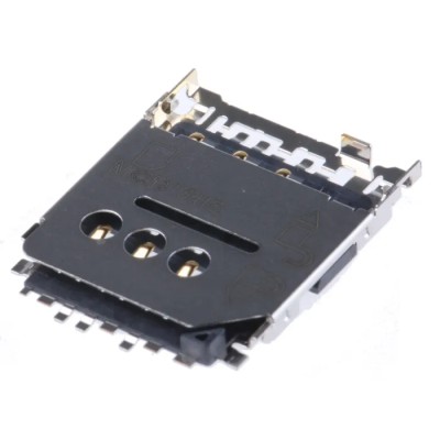 Molex 6 Way Hinged Micro SIM Memory Card Connector Surface Mount 78800-0001