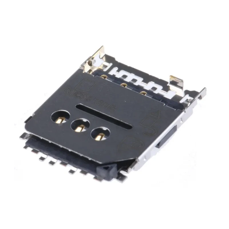 Molex 6 Way Hinged Micro SIM Memory Card Connector Surface Mount 78800-0001