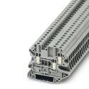 Phoenix Contact Feed Through Terminal Block UT 4-TWIN Series, Grey, 0.14mm² to 6 mm², 1-Level, Screw Termination 3044364