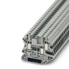 Phoenix Contact Feed Through Terminal Block UT 4-TWIN Series, Grey, 0.14mm² to 6 mm², 1-Level, Screw Termination 3044364