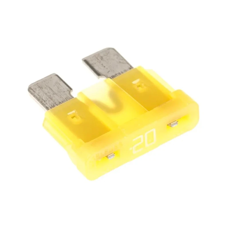 Littelfuse 20A Yellow ATO Car Fuse 32V DC Fast Acting Polyamide 66 Body 0287020.PXCN