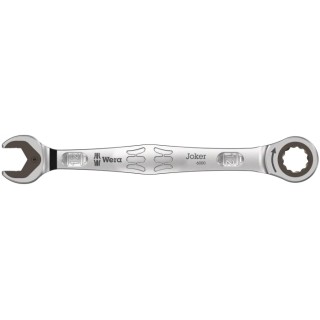 Wera Combination Ratchet Spanner Nickel Chrome Plated 12 mm Size, 171mm Overall Length 05073272001