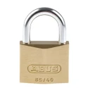 ABUS Key Brass, Steel Padlock Weatherproof Keyed Alike 6 mm Shackle, 65mm Body 65/40 KA6402