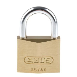 ABUS Key Brass, Steel Padlock Weatherproof Keyed Alike 6 mm Shackle, 65mm Body 65/40 KA6402