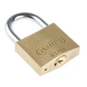 ABUS Key Brass, Steel Padlock Weatherproof Keyed Alike 6 mm Shackle, 65mm Body 65/40 KA6402