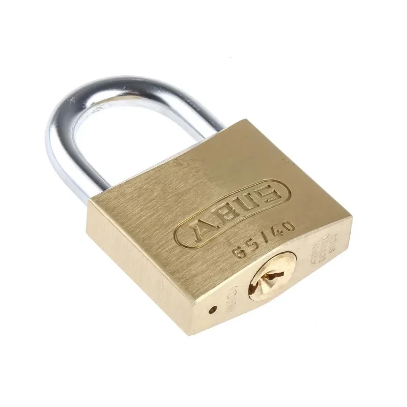 ABUS Key Brass, Steel Padlock Weatherproof Keyed Alike 6 mm Shackle, 65mm Body 65/40 KA6402