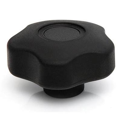 RS PRO Black Multiple Lobes Clamping Knob M5 Threaded Through Hole, 28 mm Diameter 188-3439