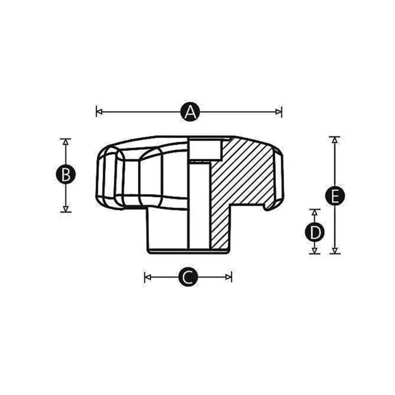 RS PRO Black Two Part Mouldings Inner Moulding Polypropylene Over Moulded with Soft Touch Thermoplastic Elastomer 188-3441