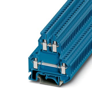 Phoenix Contact Feed Through Terminal Block Blue 0.2mm² to 4 mm² Cable CSA 2-Level Screw Termination 24A Current 2770095